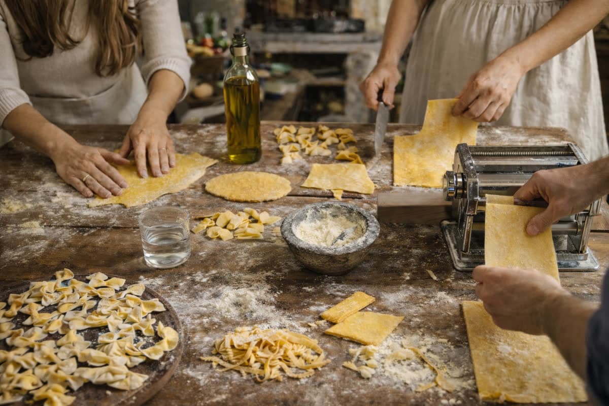 Corso di cucina in loco con lo chef